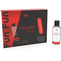 INTT RELEASES - DOUBLE FUN KIT WITH VIBRATING BULLET AND STRAWBERRY MASSAGE GEL 2